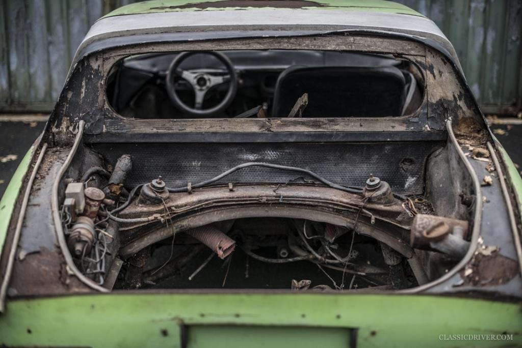Ultieme barnfind one-off Porsche 911 HLS 3