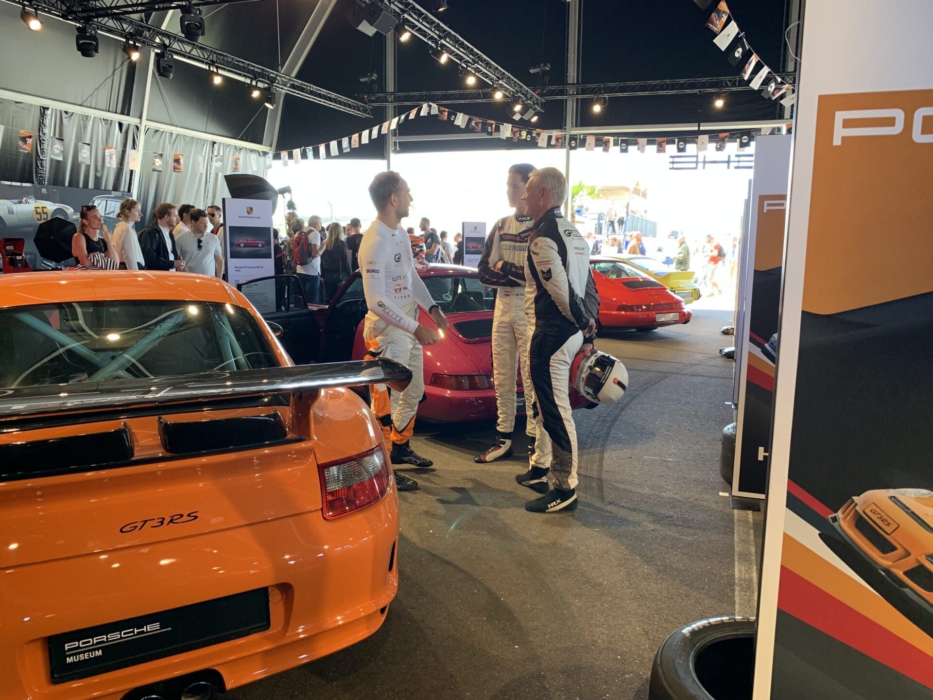 Daan van Kuijk, Lucas v Eindhoven van Gp Elite en Michel Arfman Porsche Centrum Twente