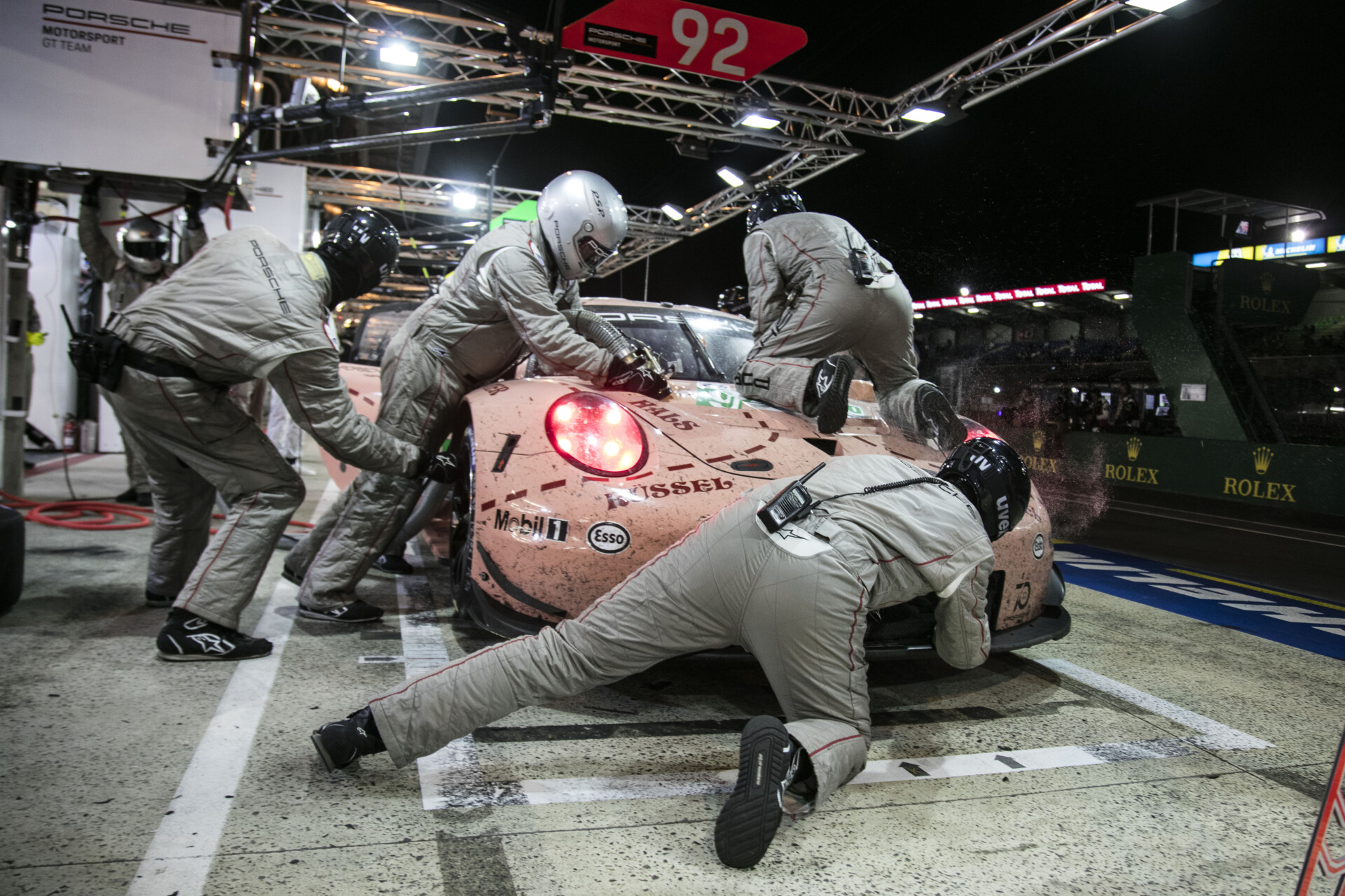 Porsche 911 RSR - Porsche GT Team #92 Michael Christensen/Kevin Estre/Laurens Vanthoor - Le Mans 2018 © Porsche AG